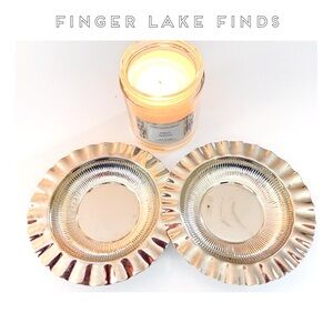 Three Vintage Unmarked Ashtrays